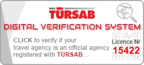 TÜRSAB A 15422 Lisans Logosu